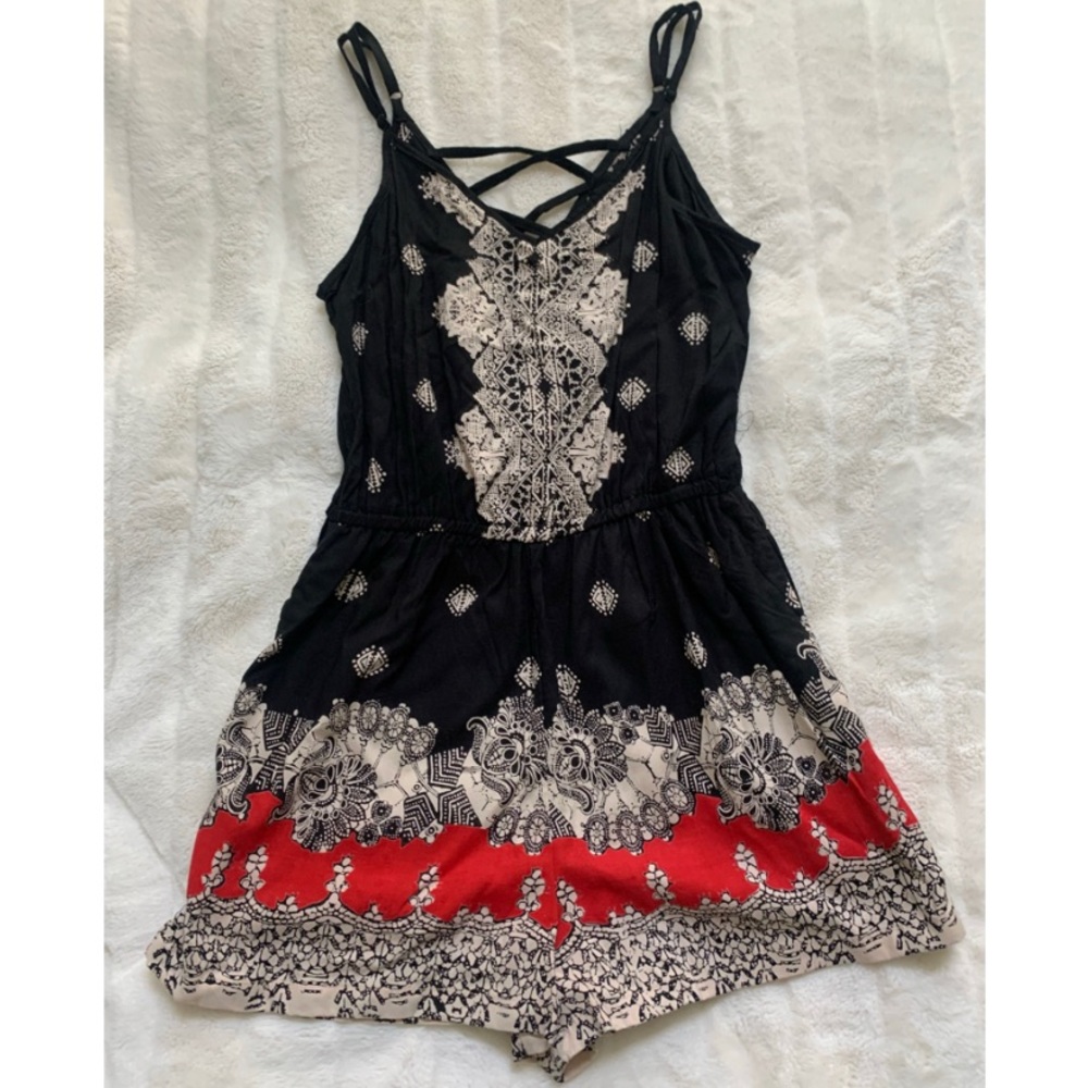 Women’s patterned romper